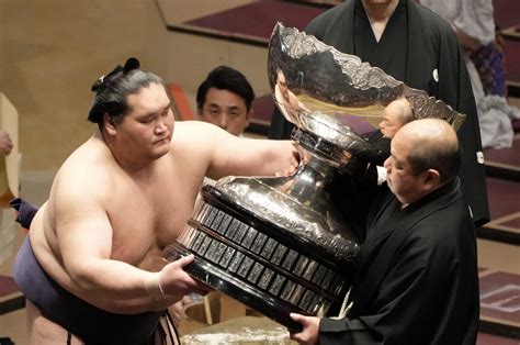 GRAND SUMO: Day 14 of the March 2024 Tournament .